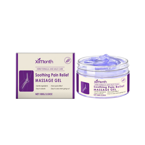 2PC Soothing Relief Massage Gel, Joint Gel Purple Gel Soothes for Knees, Lumbar, Neck, Hands and Joint Activities Throughout.(100g)