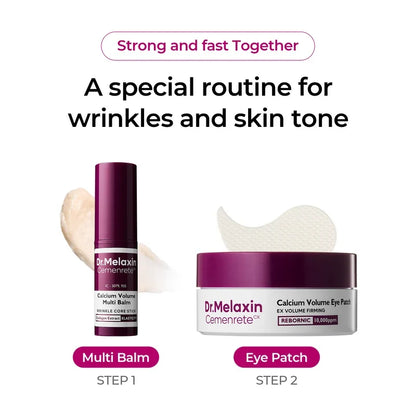 Gifted Collagen Boost Set-Calcium Eyepatch&Calcium Cream&Calcium Multi Balm&Cyano Serum&Picotonic Ampoule