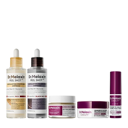Clear Firm Skincare Set-Multi Balm&Eye patch&Volume Cream&Black Rice Ampoule&White Rice Ampoule