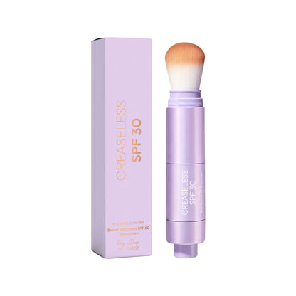 creaseless SPF 30 mineral powder – Brush On Sunscreen for Face, Body & Hairline, Sweat-Resistant 16HR Setting Powder