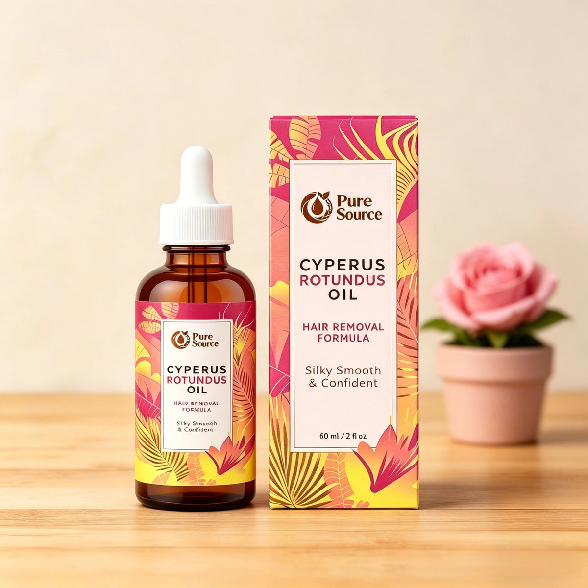 Cyperus Rotundus Oil for Natural Hair Reduction