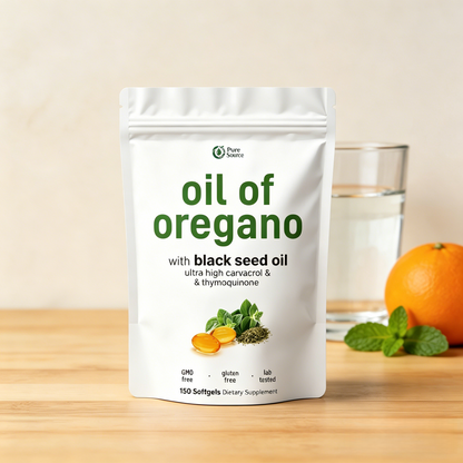 Fresh Extract Immune Support: Oregano Oil & Black Seed Oil Synergy