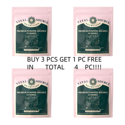 Feminine Balance Gummies for Women - Probiotic & Vitamin C Support for Intimate Health & Immunity