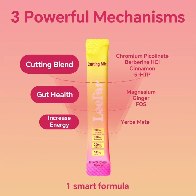 Cutting Mix| Strawberry Açaí flavor+Cutting Drops