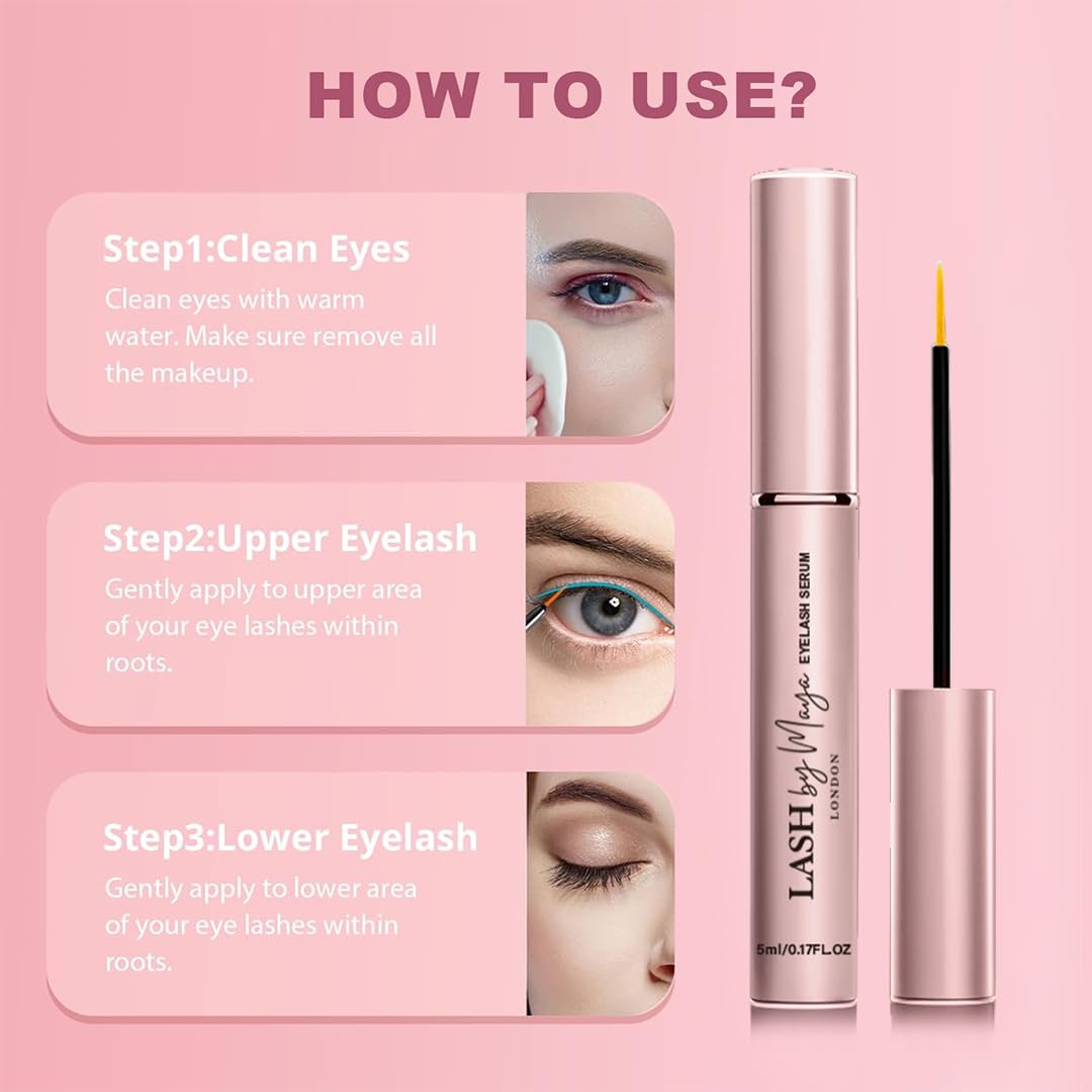 Eyelash Growth Serum,Lash Enhancing,Cruelty Free, Made in the USA-5ml