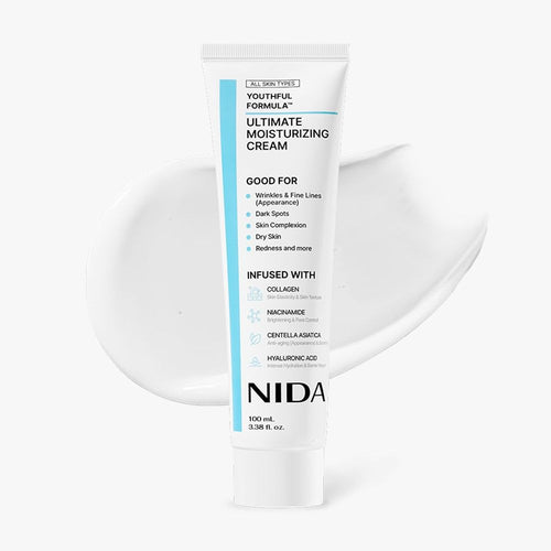 Ultimate Moisturizing Cream | Centella Asiatica, Niacinamide, Hyaluronic Acid, Collagen | Wrinkles, Fine Lines, Dark Spots, Dry Skin, Redness | 3.38 fl. oz., 100ml