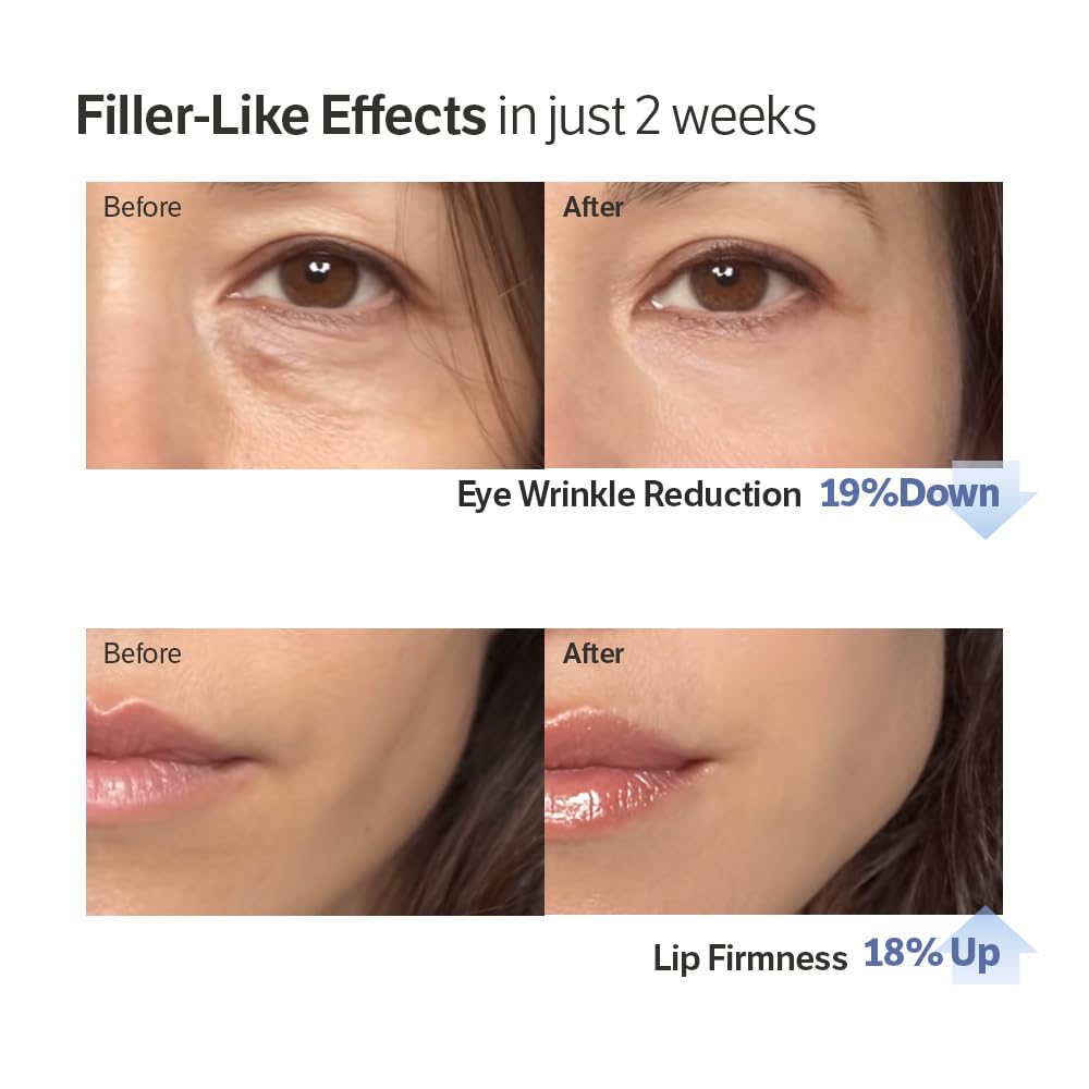 Deep Collagen Serum, 5% Volufiline + 58% Low Molecular Collagen + 2% Niacinamide, Hydrating & Smoothing Face Serum, Korean Skincare, 1.01 fl oz, Gifts for Women