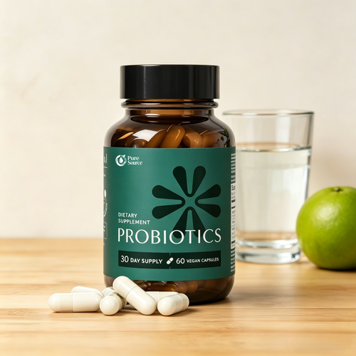 Digestive Health Probiotic - Gut Support for Men & Women  - Vegan & Gluten Free - 60 Delayed-Release Capsules (30-Day Supply)