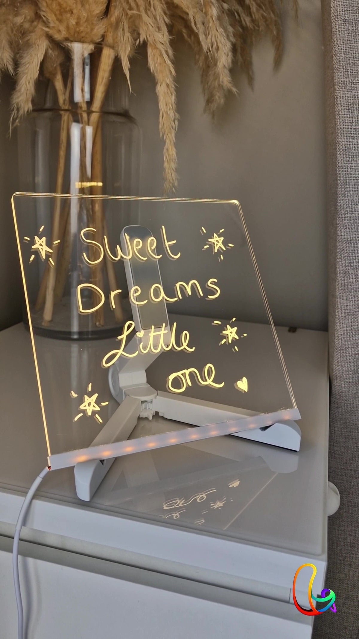 🎁LED Light Up Drawing Board for Kids – Reusable Acrylic Art Board🎅