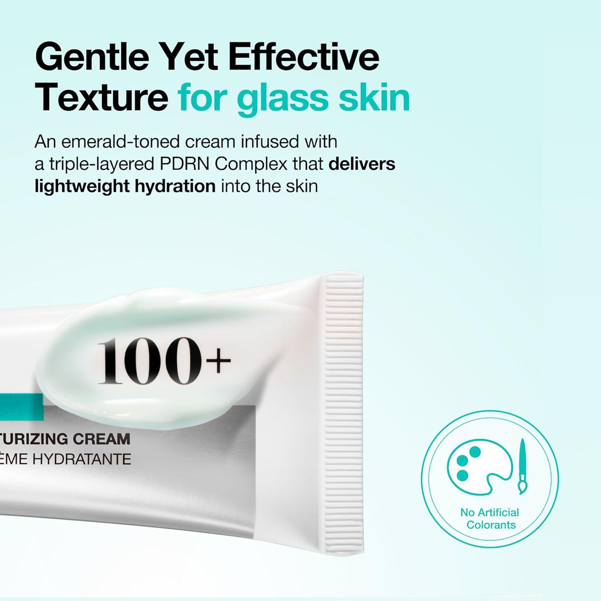 PDRN Hyaluronic Acid 100 Moisturizing Cream | Lightweight Hydrating Moisturizer with Salmon DNA, Hyaluronic Acid & Collagen  60ml
