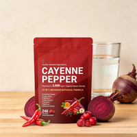 (54.99/3PC)Cayenne Pepper Softgels Supplement, Supports Leg Vein, Heart and Blood Vessel Health, with Vitamin E D3+K2 and Beetrootand Others(3PACKS)