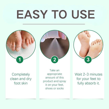 2PCS Foot Spray with Tea Tree Oil,Tea Tree Oil Spray for Foot,Clearing Foot & Shoe Spray,Refreshing and Comfortable