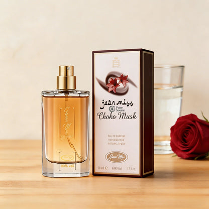 Al Rehab Choco Musk Eau De Toilette Spray for Women 1.5 oz