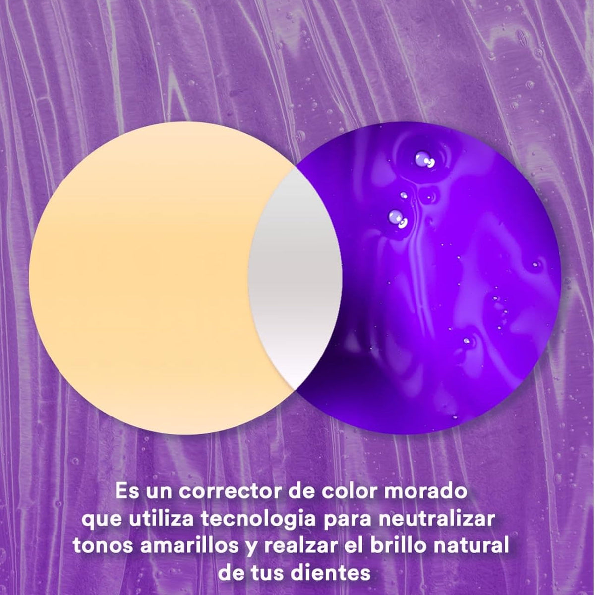 smile v34 Colour Corrector, Tooth Stain Concealer&Whitening Booster, Purple Toothpaste