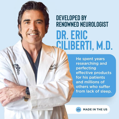 Sleep Aid for Adults, 5mg Melatonin, Magnesium Glycinate, 30-Day | Non-Habit Forming Dietary Supplement, Drug-Free, Stress Relief