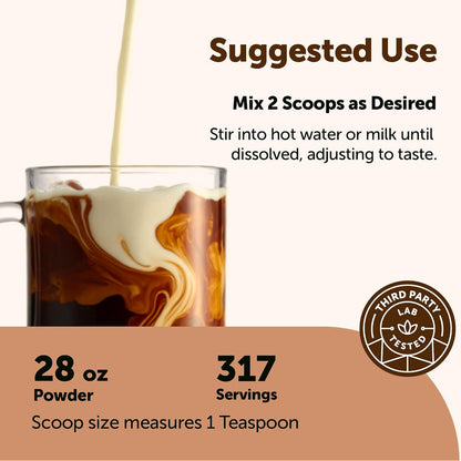 Organic Instant 10 in 1 Mushroom Coffee Powder, 28 Ounce (317 Servings) | Premium Arabica Coffee with Lion’s Mane, Chaga, Reishi & More
