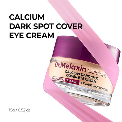 Korean Calcium Dark Spot Eye Cream 15g –  Dark Circles, Under Eye Bags & Sagging | Hydrolyzed Elastin EX Volume Firming