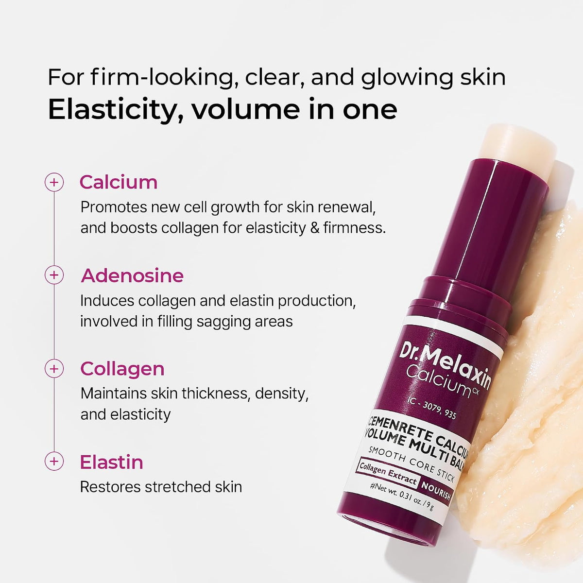 Calcium Volume Multi Balm+Eye Patch 60ea Korean Skin Care Cosmetics with Collagen Extract Elasticity Eye Shield Skin Repair