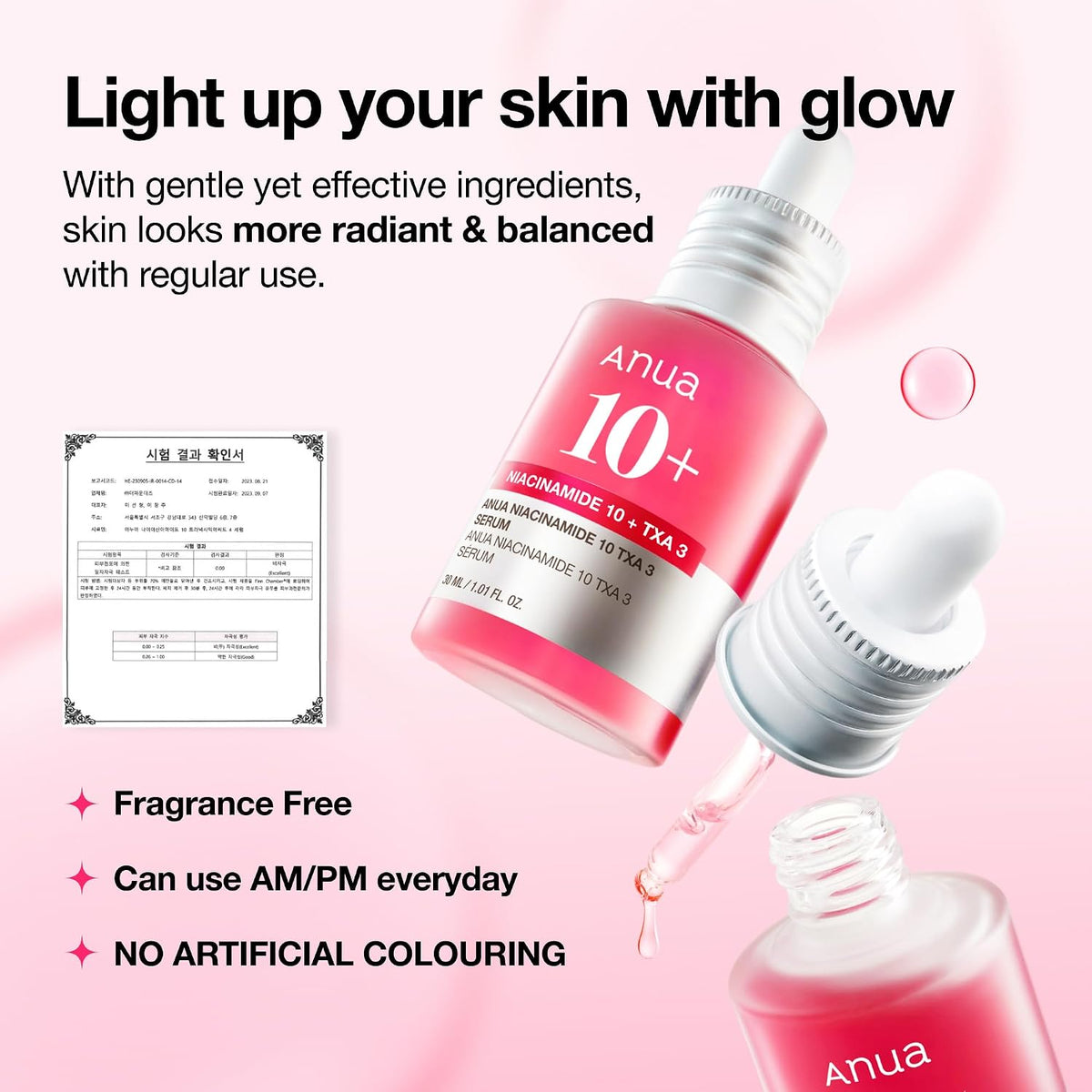 Niacinamide 10 + TXA 4 Serum, Korean Skincare, 1.01 fl.oz | Dark Spot Care, Lightweight & Hydrating All-in-One Daily Facial Serum for Glass Skin
