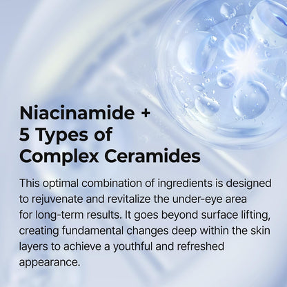 Niacinamide Eyephalt Under Eye Cream for Dark Circles and Puffiness, Eye Cream for Bags Under Eyes ,Depuffing Eye Bag Lifting Treatment, Korean Skin Care, 0.33 fl oz