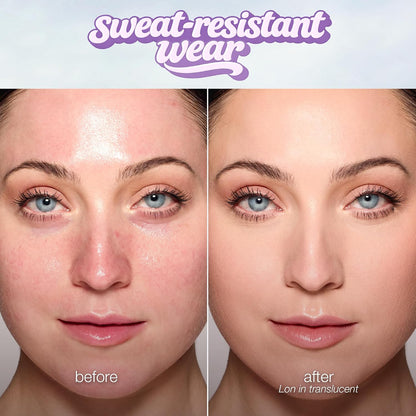 creaseless SPF 30 mineral powder – Brush On Sunscreen for Face, Body & Hairline, Sweat-Resistant 16HR Setting Powder