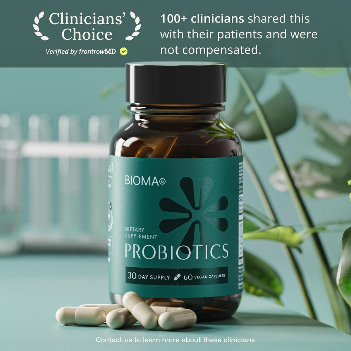 Digestive Health Probiotic - Gut Support for Men & Women  - Vegan & Gluten Free - 60 Delayed-Release Capsules (30-Day Supply)