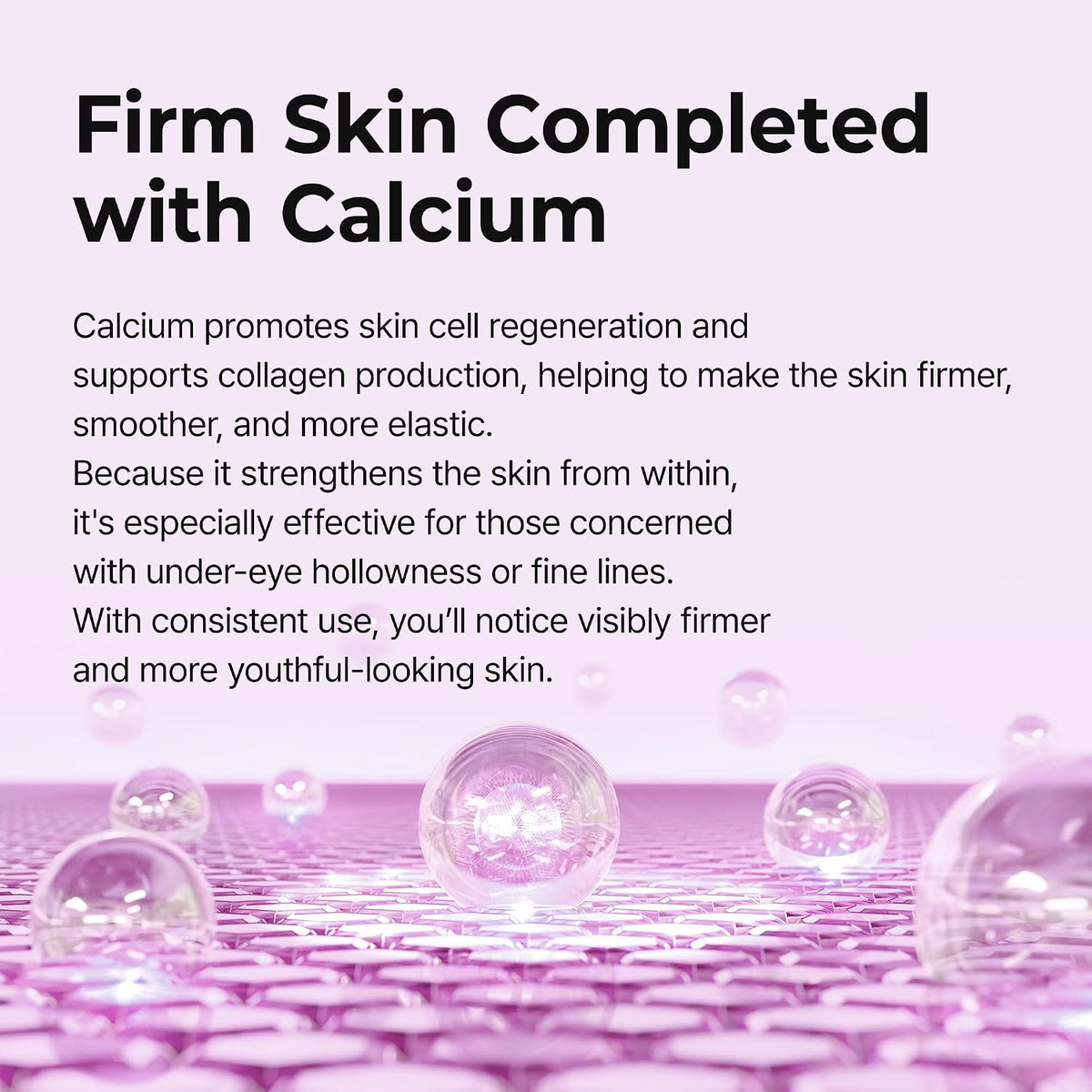 Firming Collagen Eye Patch Calcium Volume Under Eye Patches for Puffy Eyes & Dark Circles, Hydrogel Eye Mask for Wrinkles, Fine Lines & Sagging Skin,  Korean Skin Care (60 Count)