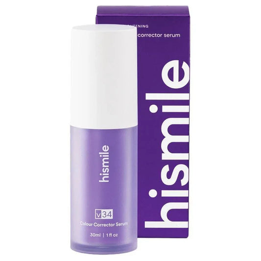 smile v34 Colour Corrector, Tooth Stain Concealer&Whitening Booster, Purple Toothpaste