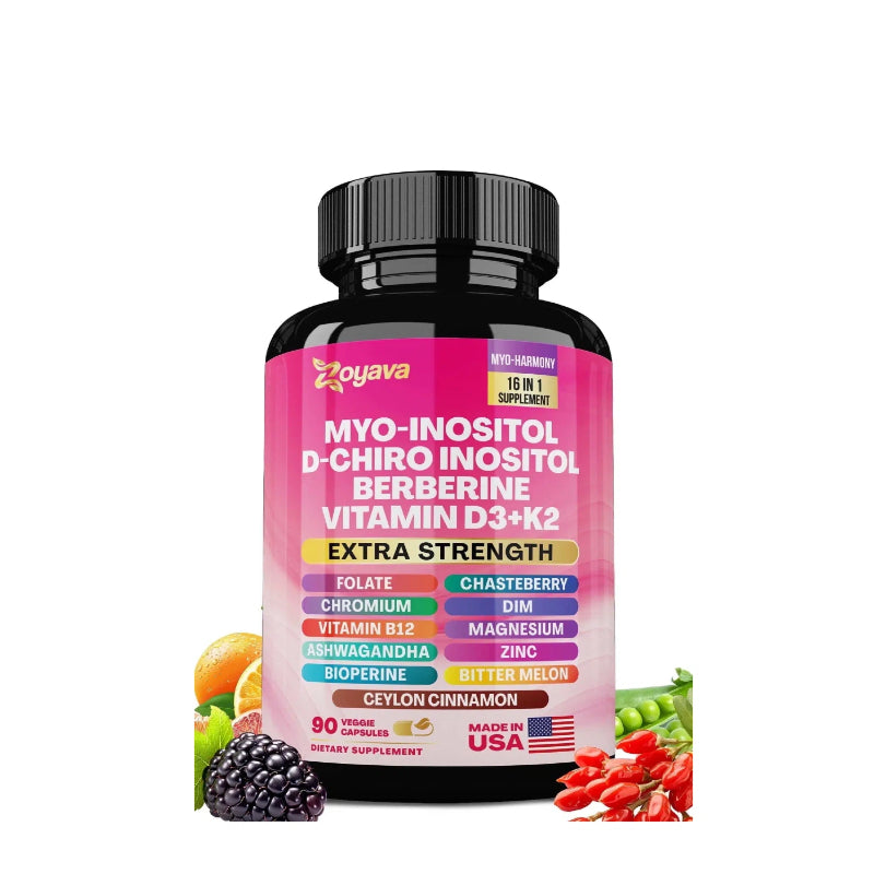 Myo Inositol Supplement (90 Vegan Capsules)