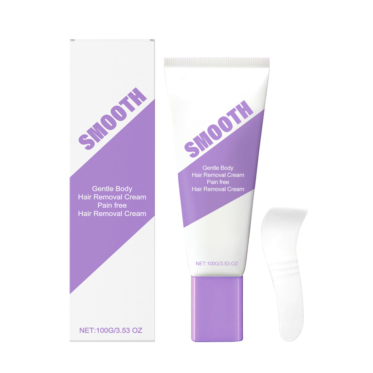 Bikini & Body Hair Removal Cream for Sensitive Skin – Aloe & Hyaluronic Acid
