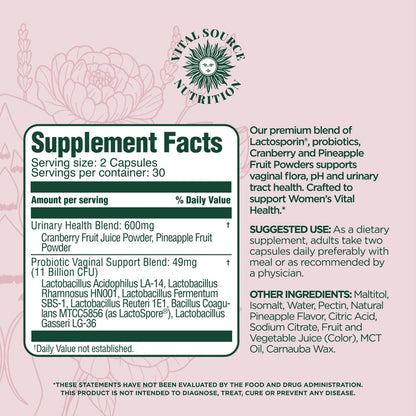 Feminine Balance Probiotic Capsules | Microbial Harmony from Within®