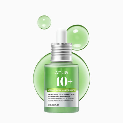Azelaic Acid 10 Hyaluron Redness Soothing Serum, 1.01 fl oz | Facial Serum for Blemish-Prone & Oily-Prone Skin, Lightweight & Hydrating Blemish Care, Hyaluronic Acid