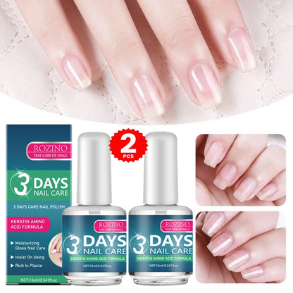 2PACK  3 Days Nail Care - Keratin Amino Acid Formula Superior Nail Nourish