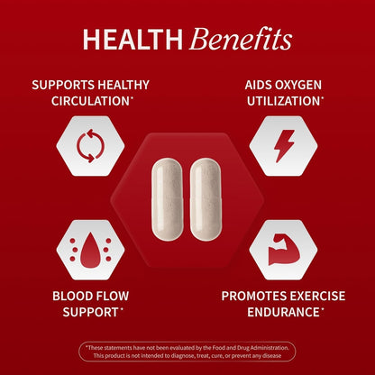 Supplements Nitric Oxide Supplement w/L-Arginine to Support Energy,60Count