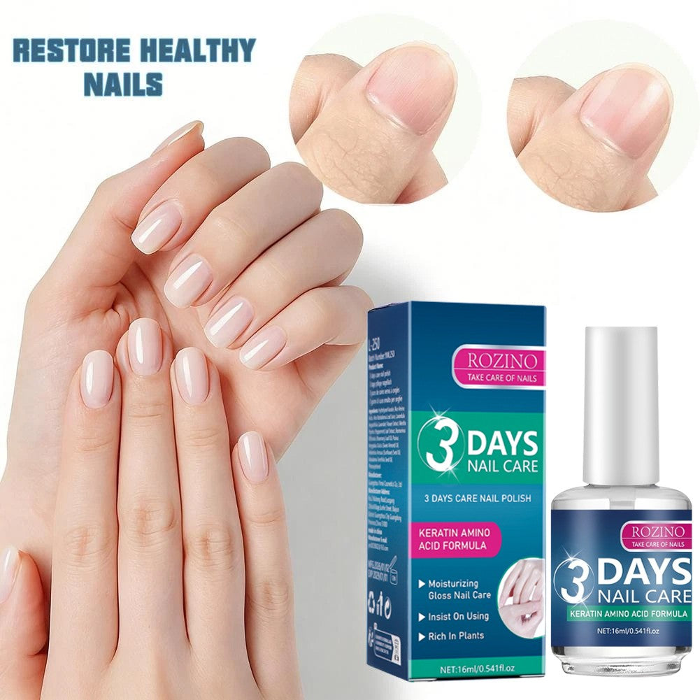 2PACK  3 Days Nail Care - Keratin Amino Acid Formula Superior Nail Nourish
