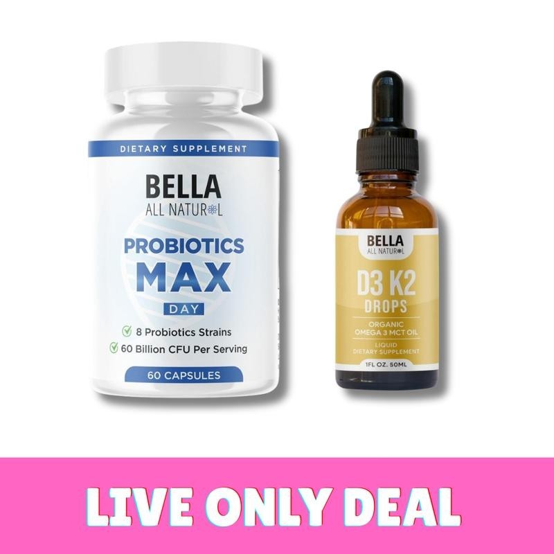 D3 K2 Drops & Probiotics MAX BundleOrganic Omega 3 MCT Oil 50ml